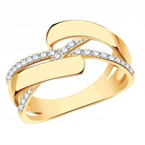 Золотое кольцо TALANT КФ 1472 с цирконием КФ 1472 фото